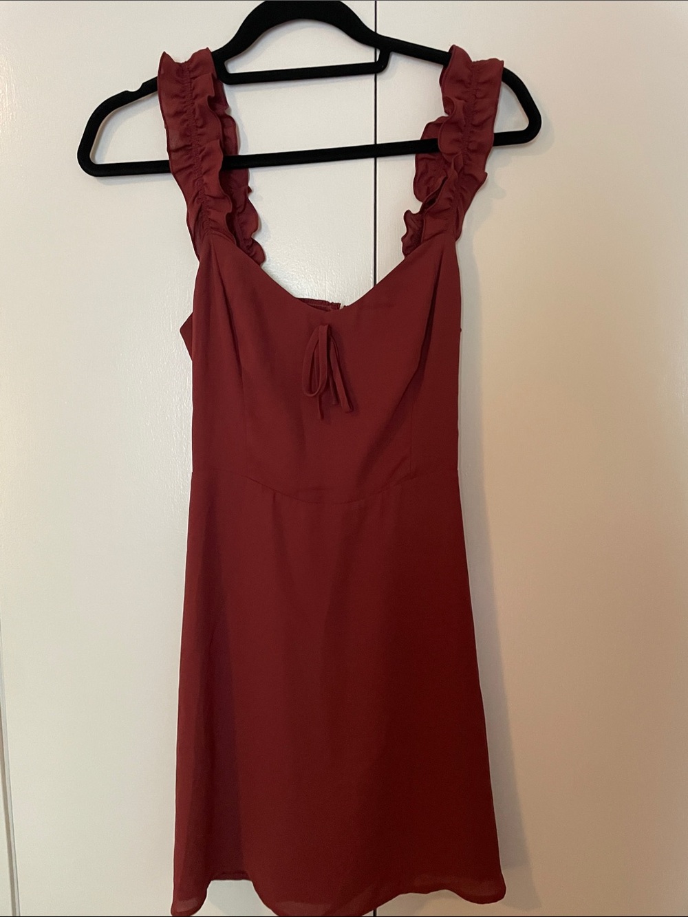Sunday best ruffle strap dress